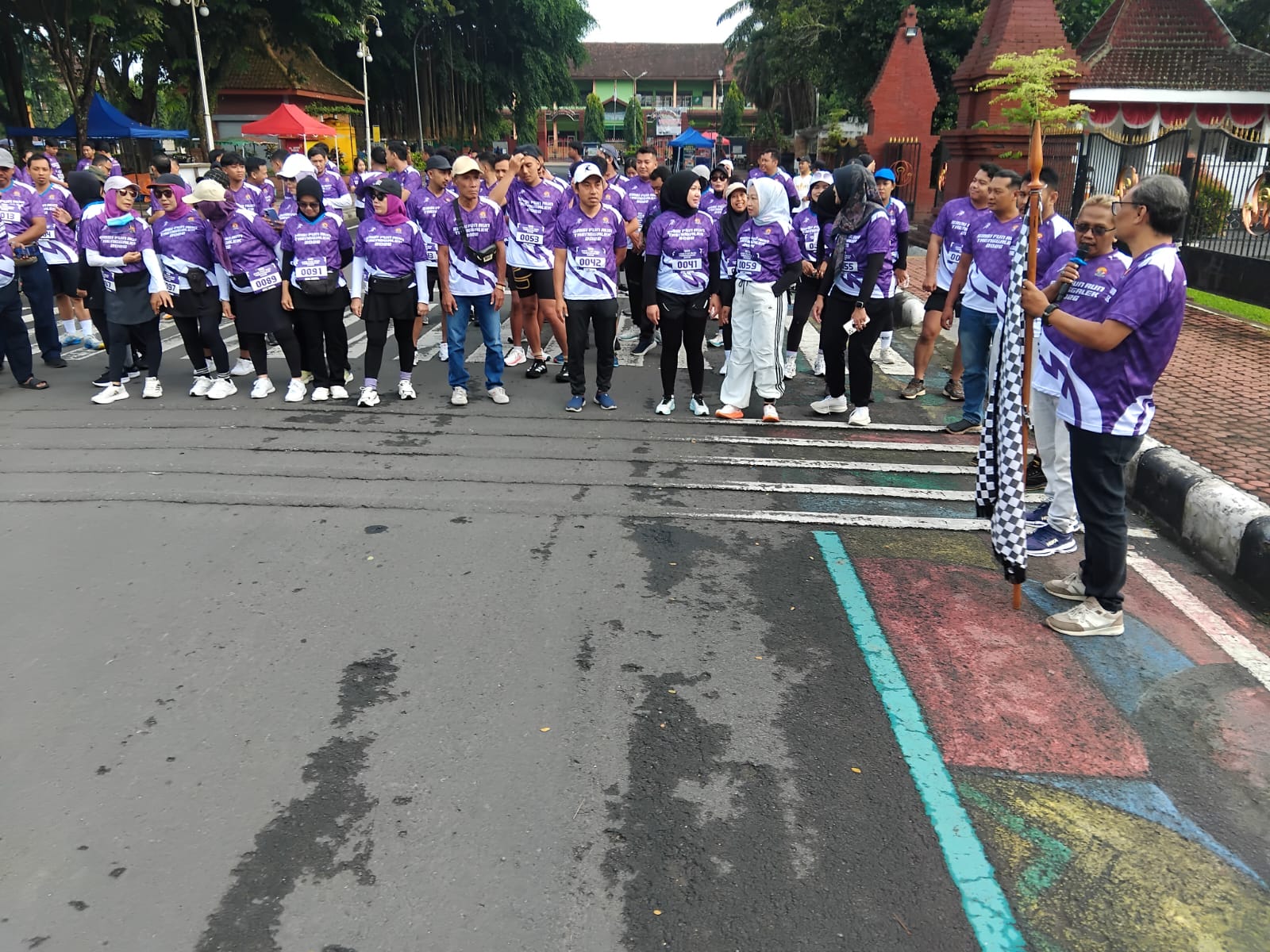 Bank perkreditan Rakyat Jwalita Dan Dinas Pertanian Langsung Mendapat  Satu Kambing Dari Panitia HPN  FUN RAN 2026 Peserta Paling Banyak.