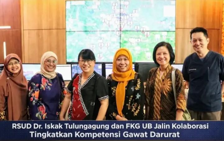 Kolaborasi RSUD Dr. Iskak Tulungagung dan FKG UB dalam Meningkatkan Kompetensi Gawat Darurat